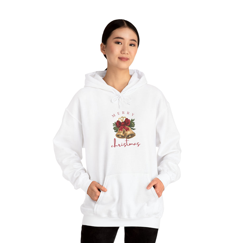 Christmas Bells & Santa Hoodie — Merry Christmas Holiday Sweatshirt